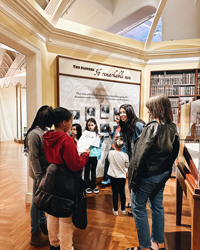 Students exploring With Liberty and Justice for All